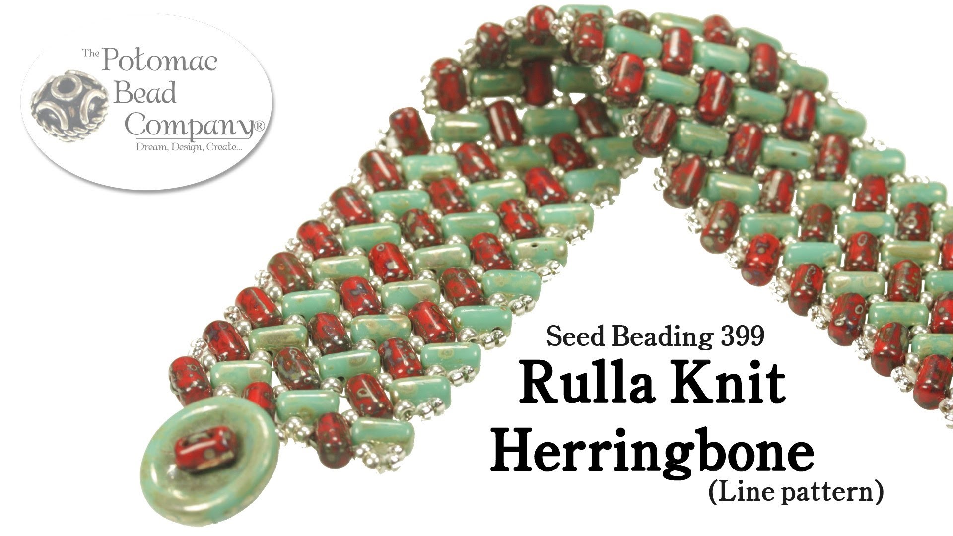 Make a Rulla Knit Herringbone Bracelet (Line Pattern)