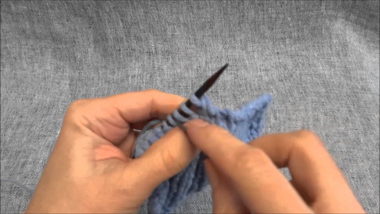 Maschen abketten zum Vernähen - Bind off to sew up - Stricken lernen - Learn how to knit