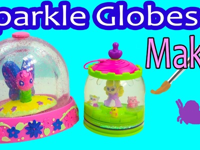 Mega Glitzi Globes Inspired Water Glitter Sparkle Globes Maker DIY Craft Playset Toy Unboxing