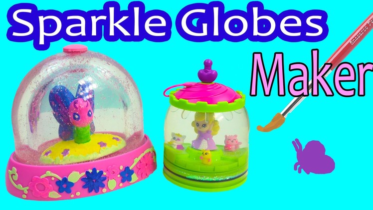 Mega Glitzi Globes Inspired Water Glitter Sparkle Globes Maker DIY Craft Playset Toy Unboxing