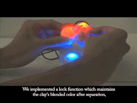 NeonDough: Crafting with Interactive Glowing Clay