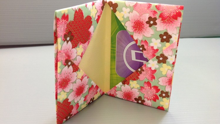 Origami Gift Card Holder for Back to School Shopping