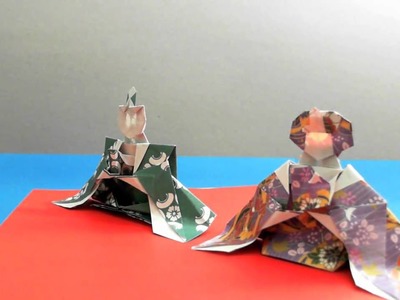 Origami Hina Ningyo Hinamatsuri Dolls by: Ken Hmoob