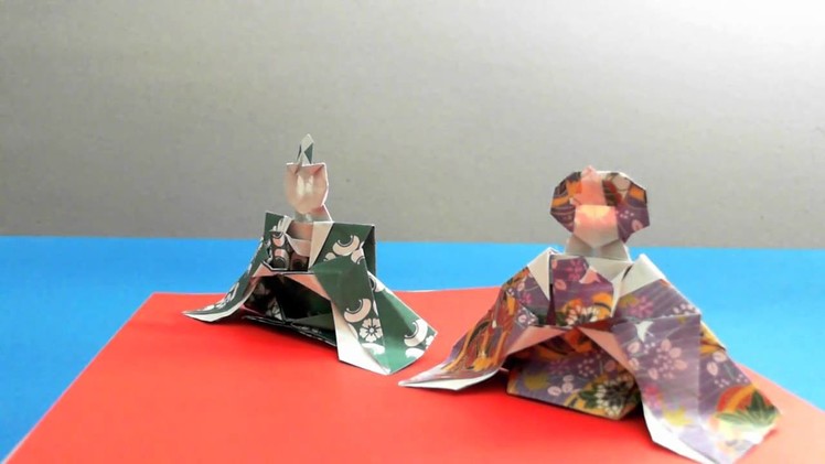 Origami Hina Ningyo Hinamatsuri Dolls by: Ken Hmoob