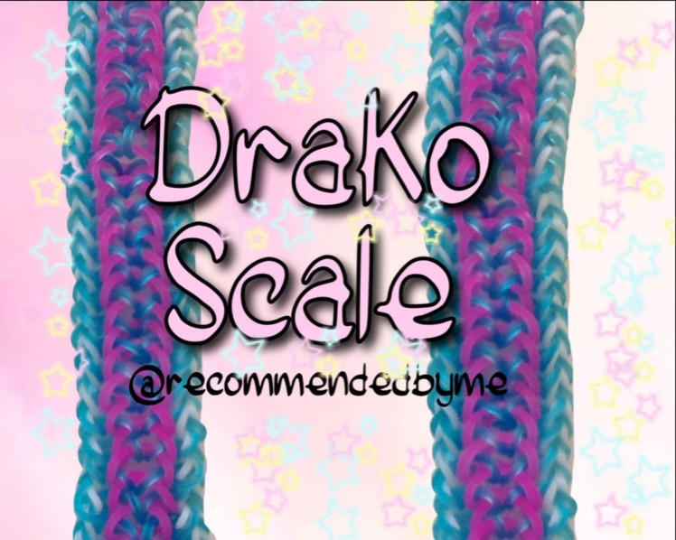 Rainbow loom-Drako Scale-How to