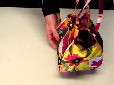 Rosemary Knitting Bag in Cotton Print