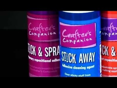 Spray adhesives by Crafter's Companion