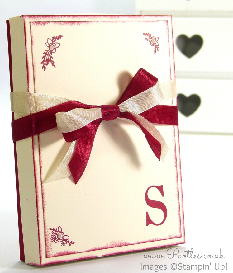 Stampin' Up! Sophisticated Serifs Note Card Box Tutorial