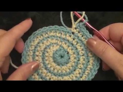 Stripe Spiral Crochet Beanie - How To Make Crochet Geek