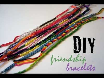 Style File - DIY Friendship Bracelets - 3 Easy Designs