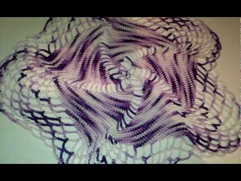 Swirly crochet doily - Handmade