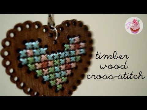 Timber cross-stitch kit