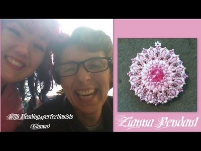 Zianna Pendant Part 2 Beading Tutorial by HoneyBeads1 & Beading4perfectionists