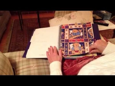 ASMR page turning - wrapping paper sample book, no talking
