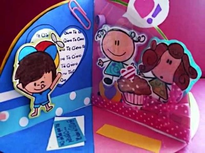 Carta expandible scrapbook