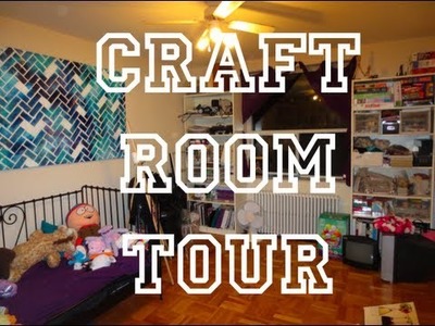 Craft Room Tour 2013 ♡ Theeasydiy #RoomDecor