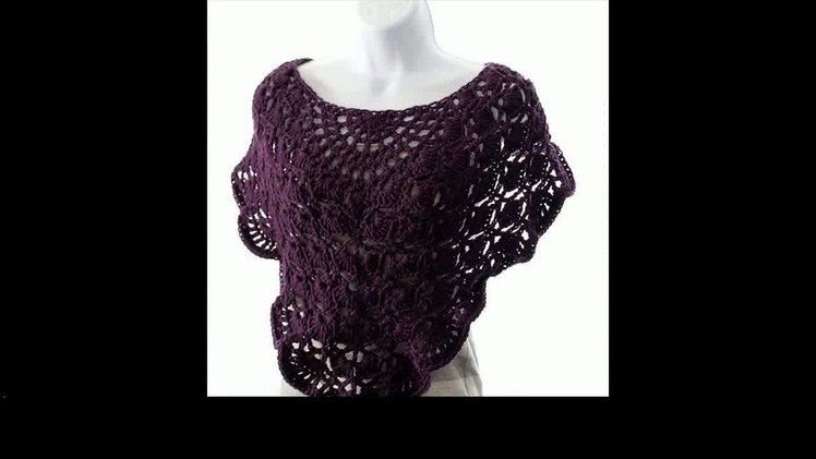 Crochet patterns poncho