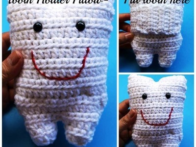 #Crochet tooth pillow saver  for Tooth Fairy - video 1