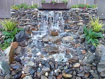 DIY Backyard Waterfall