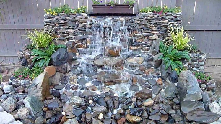DIY Backyard Waterfall