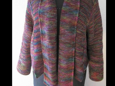 Handknit Panel Jacket