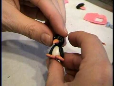 How to Make Penguin Bead from Polymer Clay.  Garden of Imagination
