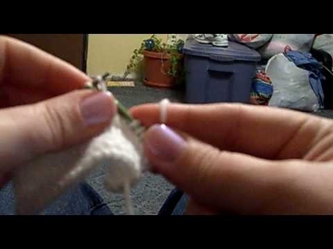 Knitting--garter.stockinette stitches and dropping stitches