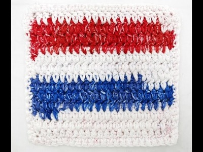 Learn A Stitch Washcloth 4: Dipped Double Crochet