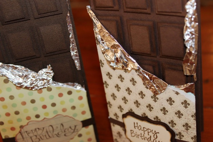 Learn how to make a Chocolate Block gift card