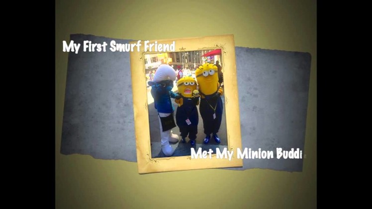 Minion Dave Summer Vacation Memory Scrapbook