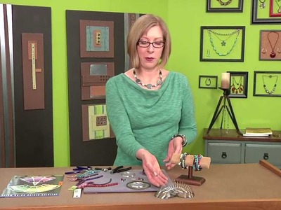 2001-3 Beads, Baubles & Jewels host Katie Hacker shows how to make coiled bead bracelets