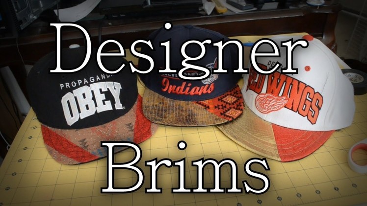 DesignerBRRRRIM. 2-Toned Brim Tutorial [DIY]