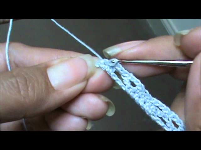 Diamond Lace Stitch part 1