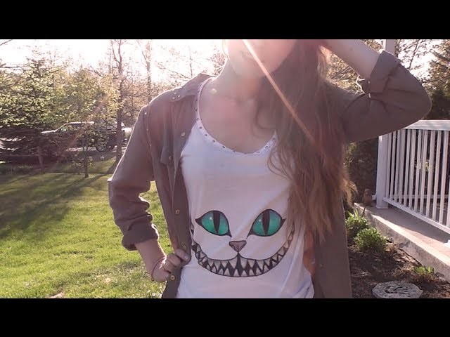 DIY | Cheshire Cat Shirt ♥