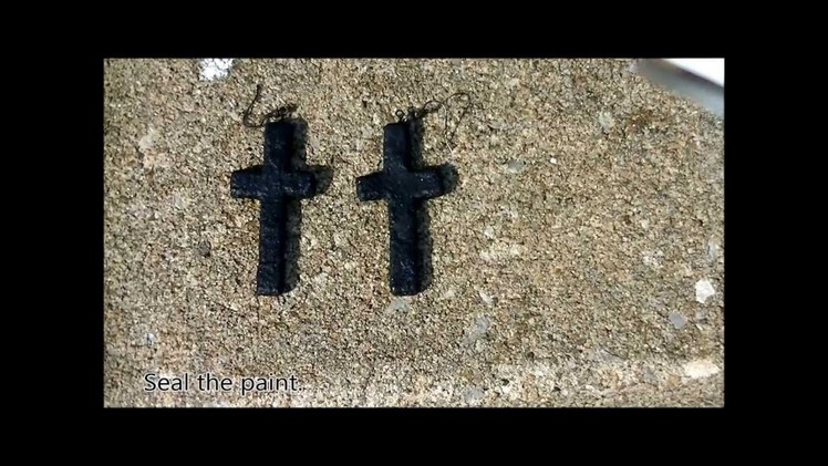 DIY Cross Earrings