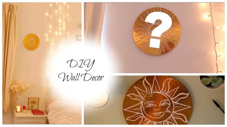 DIY Gold Wall Decor with Super Cheap Object!