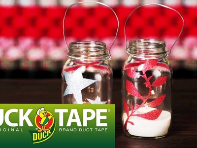 Duck Tape Craft Ideas: How to Make Glitter Jars