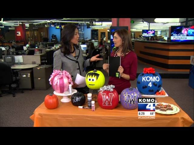 Halloween: No Carve Pumpkin Ideas with KOMO-TV DIY Diva Malia Karlinsky