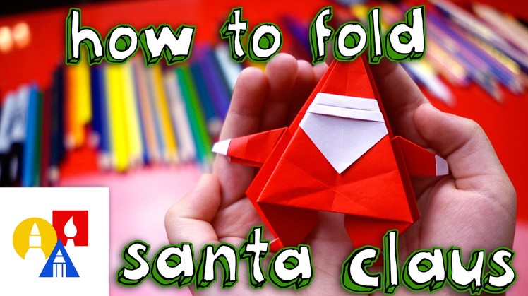 How To Fold An Origami Santa Claus