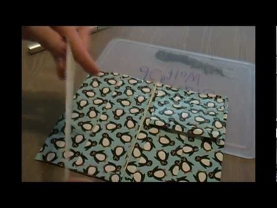 How to make a duct tape women's wallet Craft #2