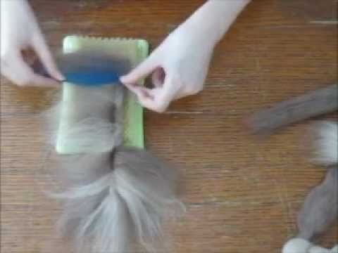 How To Make a Needle Felted Wool Feather