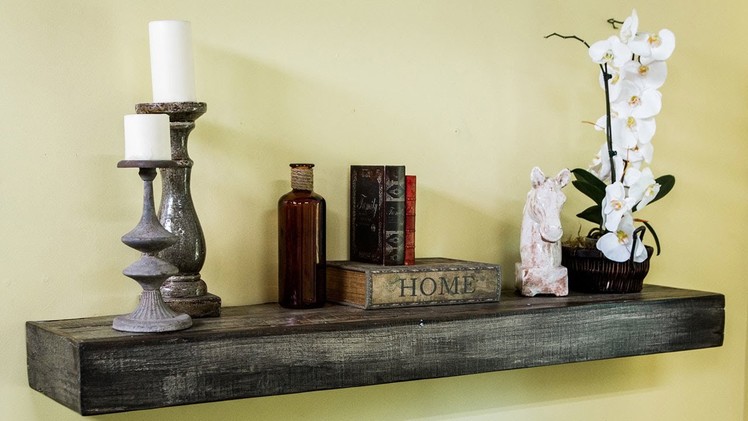How to Make a Reclaimed Wood Mantel