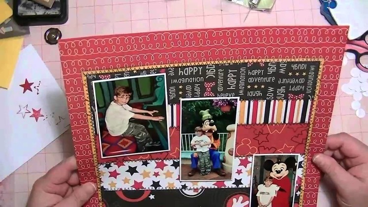 Magical Memories Scrapbooking Process Video - From Start to Finish