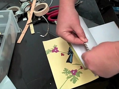 Make a Journal with cute scrapbook papers! - Jane Davenport