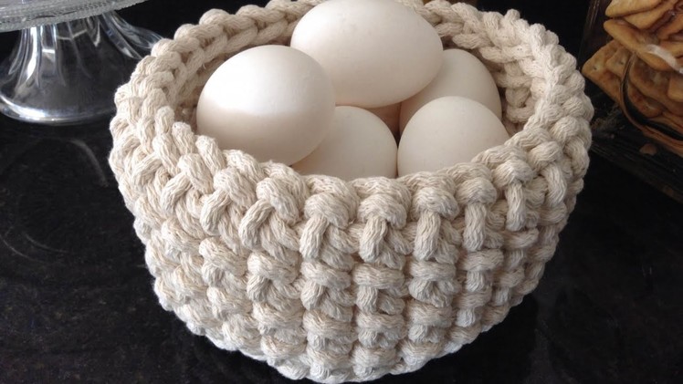 Make a Weave Basket for Eggs - DIY Crafts - Guidecentral