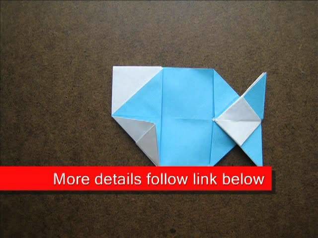 Paper Folding Origami Pattern Fish