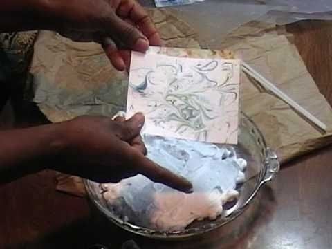 Paper Transformed: Marbling Technique Part 1