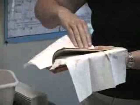 Wet Books and Paper Salvage Demonstration