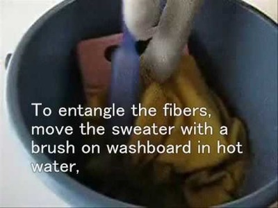 [Z's File 15_eng] An Eco-Friendly Way to Felt a Sweater