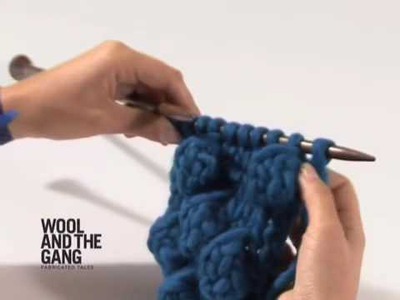 03 Bobbles  Stitch  -   How to Knit Tutorials by Wool and the Gang